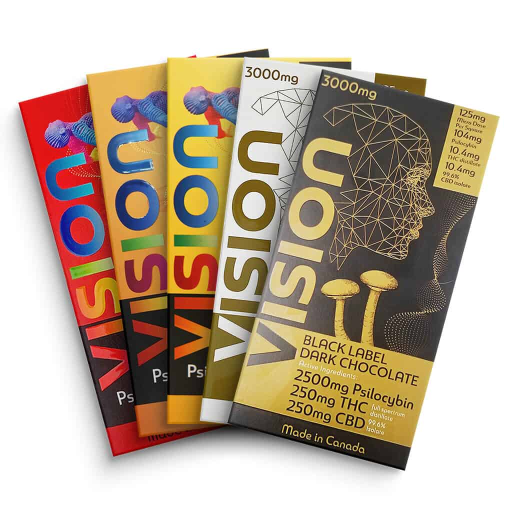 Vision Psilocybin Chocolate bars