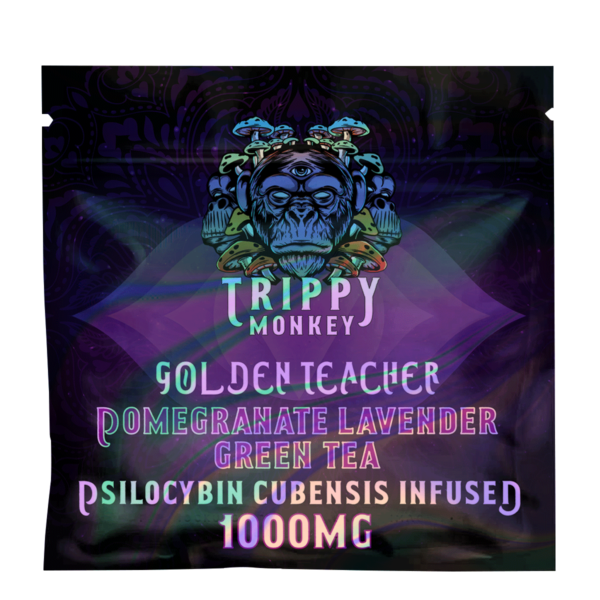 Trippy Monkey Pomegranate Lavender Green Tea (Golden Teacher)