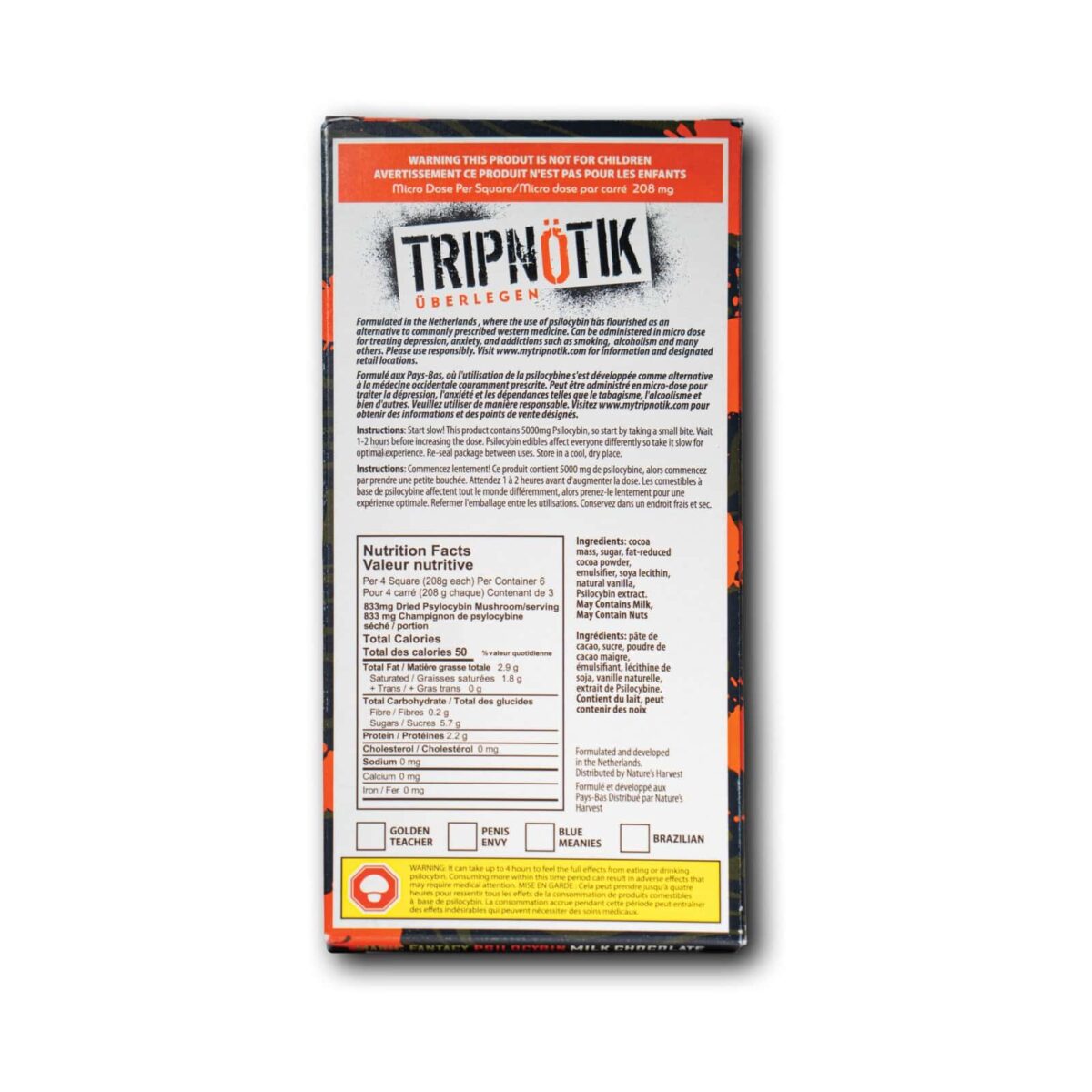 TRIPÖTIK Milk chocolate - By Shroom Edibles