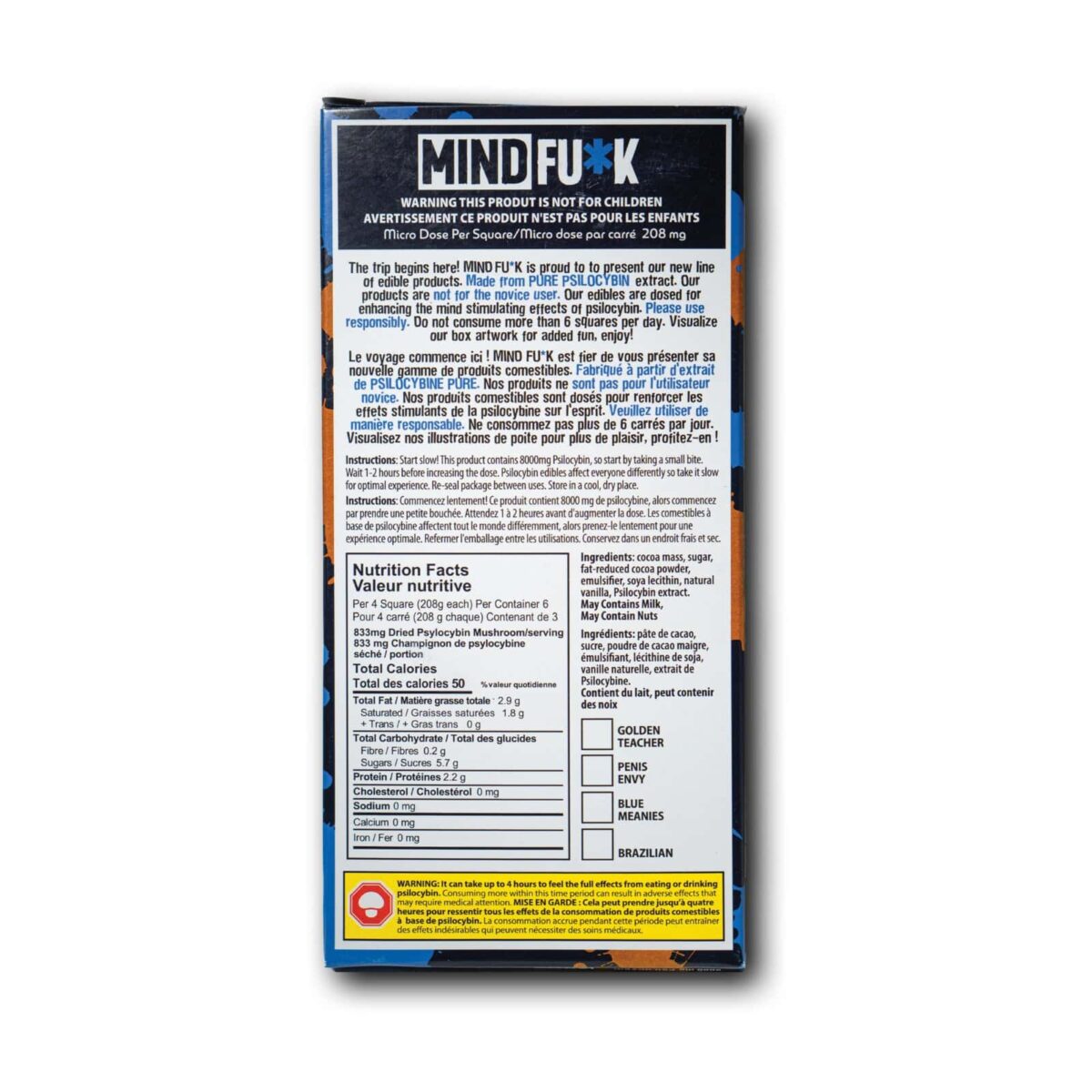 Mindfu*k 8000 mg Milk Chocolate Blueberry - Image 2