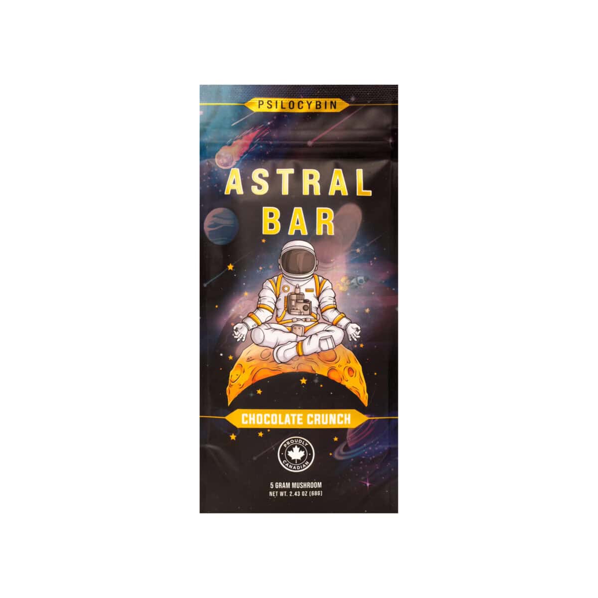 Astral Bars – Chocolate Crunch – Psilocybin Chocolate 5 G - Image 1